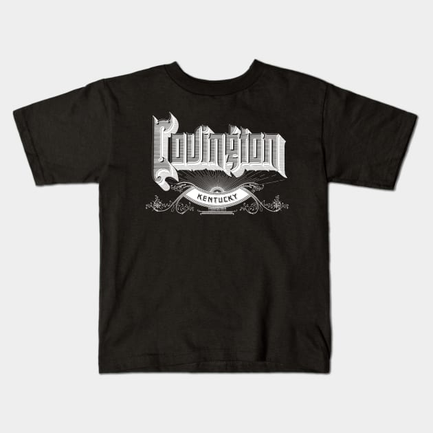 Vintage Covington, KY Kids T-Shirt by DonDota